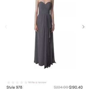 Navy bridesmaid dress